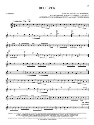 101 Simple Songs - Partition - Saxophone