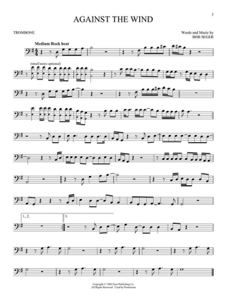 101 Simple Songs - Partition - Trombone