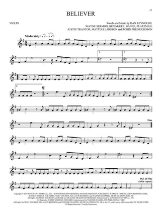 101 Simple Songs - Partition - Violon
