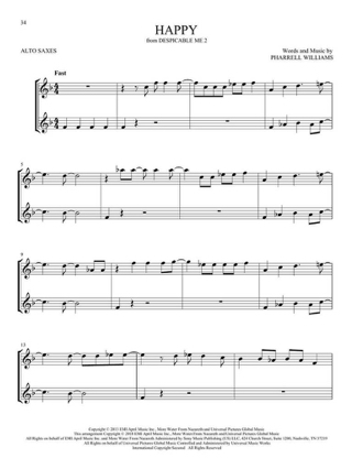 First 50 Duets for Two Alto Saxophones - Partition - Saxophone