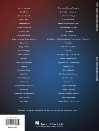 First 50 Duets for Two Trombones - Partition - Trombone