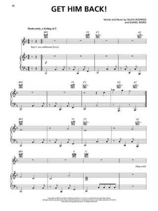 Guts - Olivia Rodrigo - Partition