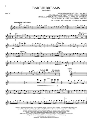 Songs from Barbie, The Little Mermaid - Partition