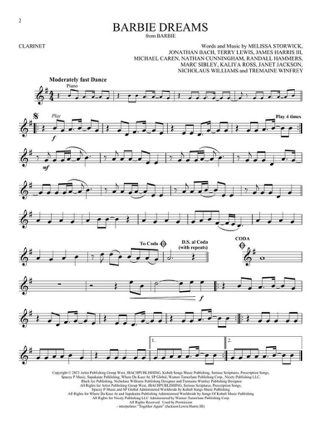 Songs from Barbie, The Little Mermaid - Partition