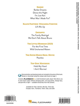 Songs from Barbie, The Little Mermaid - Partition