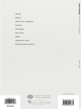 Rathlin from a Distance - Yann Tiersen - Partition - Pop / Rock