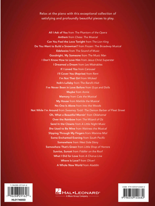 Peaceful Piano Solos: Musicals - Partition - Comédie musicale