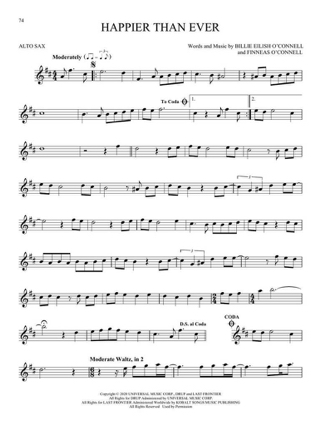 101 Top Hits - Saxophone Alto - Partition - Saxophone
