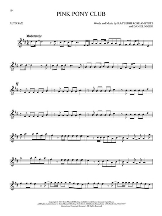 101 Top Hits - Saxophone Alto - Partition - Saxophone