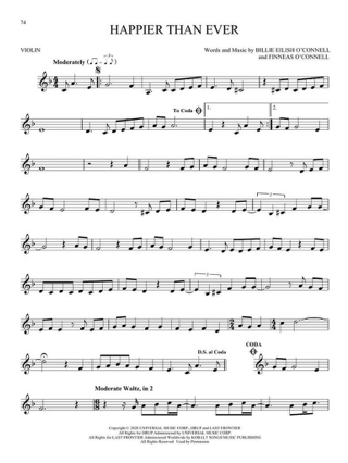 101 Top Hits - Violon - Partition - Violon