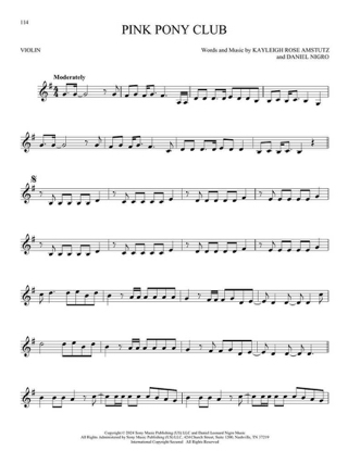 101 Top Hits - Violon - Partition - Violon