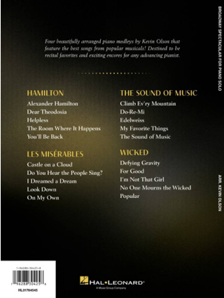 Broadway Spectacular for Piano Solo - Partition - Comédie musicale