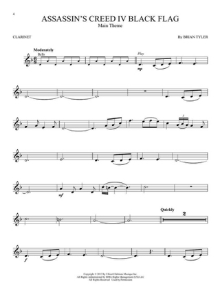 Popular Video Game Music - Partition - Clarinette