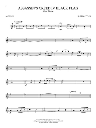 Popular Video Game Music - Partition - Saxophone