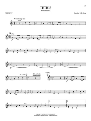 Popular Video Game Music - Trompette - Partition - Trompette