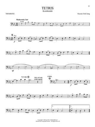 Popular Video Game Music - Partition - Trombone