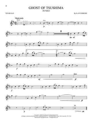 Popular Video Game Music - Partition - Saxophone