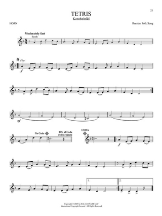 Popular Video Game Music - Partition - Cor