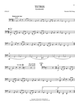 Popular Video Game Music - Partition - Violoncelle