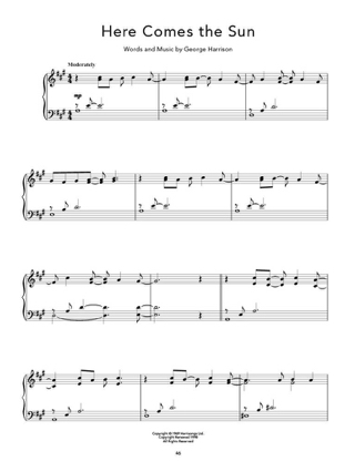 Peaceful Piano Solos: The Beatles - Partition - Pop / Rock