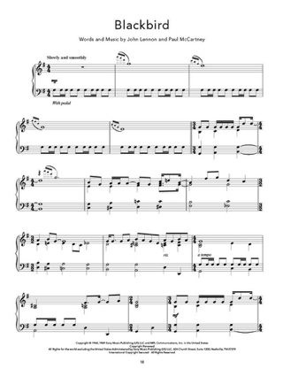 Peaceful Piano Solos: The Beatles - Partition - Pop / Rock
