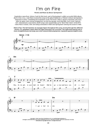 Really Easy Piano: Bruce Springsteen - Bruce Springsteen - Partition