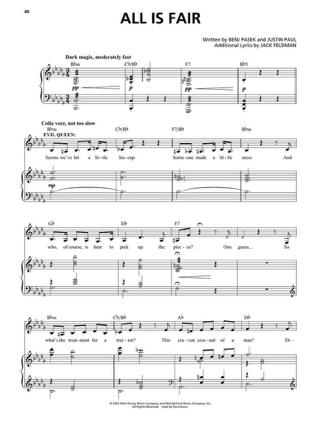 Snow White - Benj Pasek & Justin Paul - Partition - Musique de film