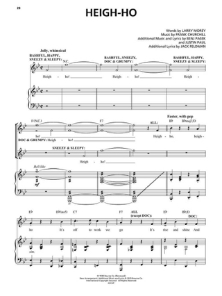 Snow White - Benj Pasek & Justin Paul - Partition - Musique de film