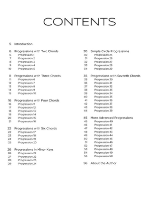 First 50 Chord Progressions - Partition - Piano