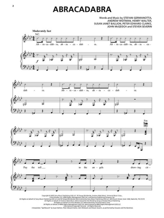 Top Hits of 2025 - Piano Chant et Guitare - Partition - Pop / Rock