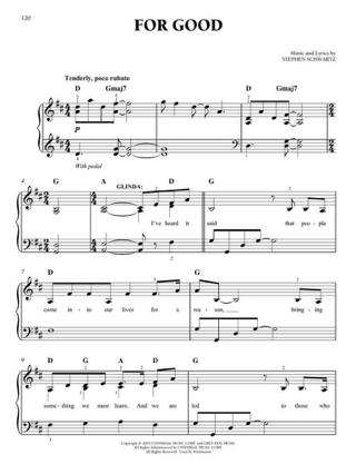 Wicked - Complete Easy Piano Collection - Stephen Schwartz - Partition
