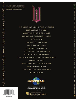 Wicked - Complete Movie Collection - Stephen Schwartz - Partition