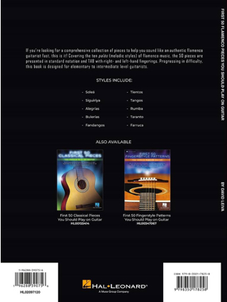 First 50 Flamenco Pieces - Partition - Guitare