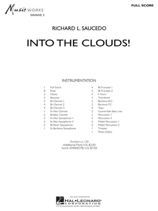 Into the Clouds - Richard L. Saucedo - Partition - Ensembles, Bands