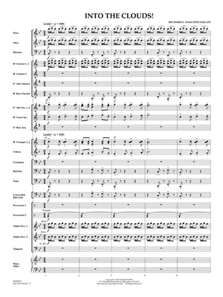Into the Clouds - Richard L. Saucedo - Partition - Ensembles, Bands