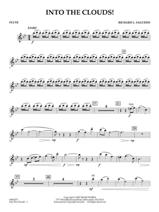 Into the Clouds - Richard L. Saucedo - Partition - Ensembles, Bands