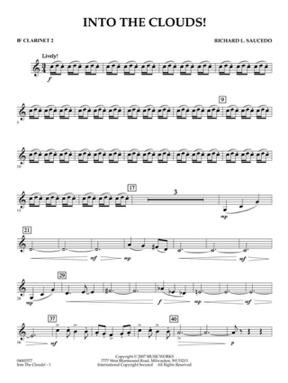 Into the Clouds - Richard L. Saucedo - Partition - Ensembles, Bands