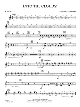 Into the Clouds - Richard L. Saucedo - Partition - Ensembles, Bands