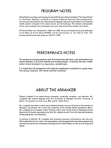El Camino Real - Score and Parts - Reed Alfred - Partition