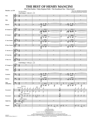 The Best of Henry Mancini - MANCINI - Partition - Ensembles, Bands