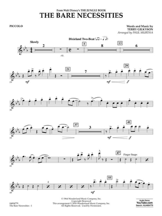 The Bare Necessities - Terry Gilkyson - Partition - Ensembles, Bands