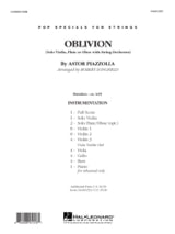 Oblivion - Pop Special for Strings - Astor Piazzolla - Partition