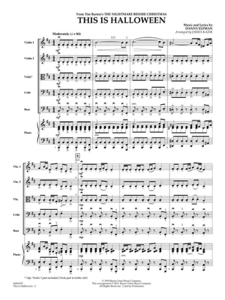 This Is Halloween - Pop Specials for Strings - Danny Elfman