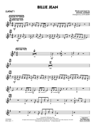 Billie Jean (arr. Berry) - Michael Jackson - Partition