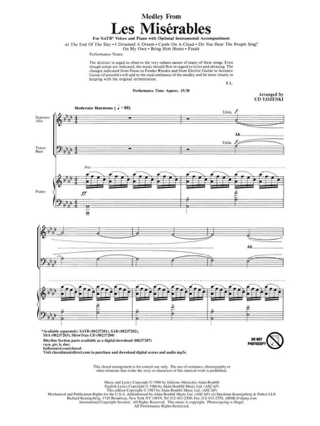 Les Misérables (Choral Medley)
