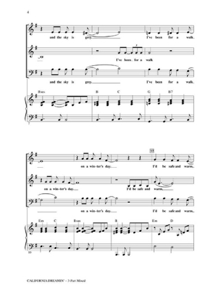 California Dreamin' - Partition