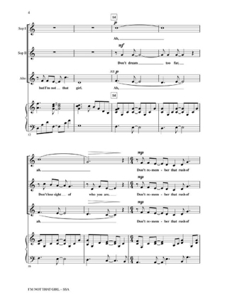 I'm Not That Girl - Schwartz Stephen - Partition