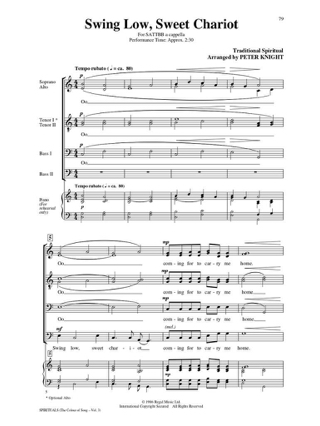Spirituals, King's Singers - Partition - Chœur