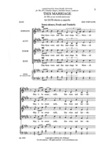This Marriage - Eric Whitacre - Partition - Chœur