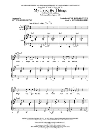 My Favorithe Things - La Mélodie du Bonheur